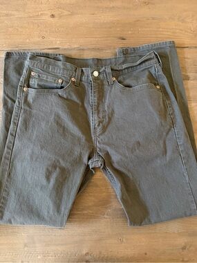 Men's Brown Levis 505 Jeans 34x32